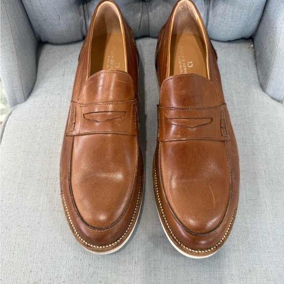 Italia Difference Leather Loafers - Picture 1 of 7